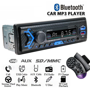 [12V автомобильный Bluetooth стерео MP3 плеер FM-радио гарнитура]