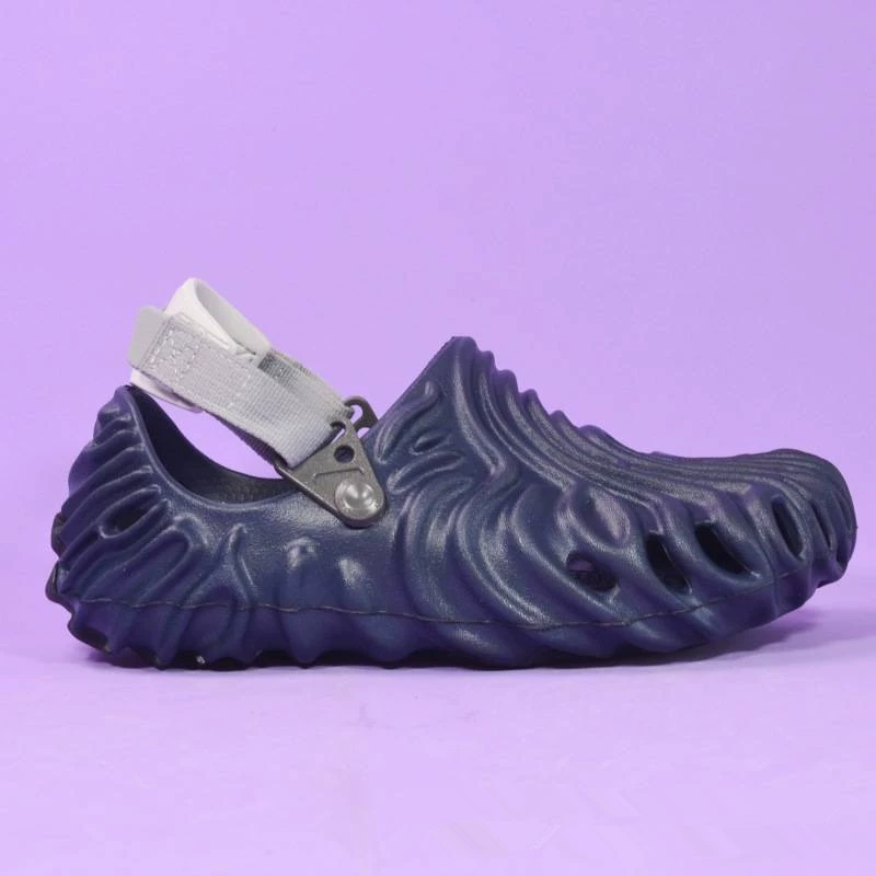 Crocs 22 Новая Строка Волны участвуют в летних отпечатках, отверстия обуви, противоскользящие мужские и женские и лучшие пляжные сандалии 207393