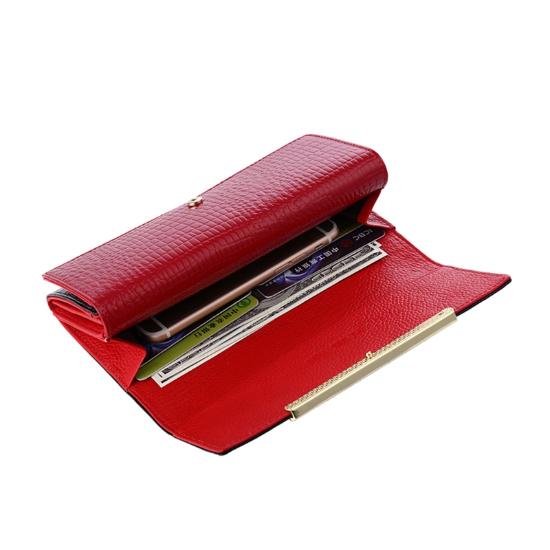 Luxury Women Wallets Patent Leather High Quality Designer Br