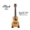 Ukulele guitar nhỏ 23 inch gỗ ngựa vằn gỗ hồng mộc ukulele uklele guitar nhỏ bốn dây nhạc cụ - Nhạc cụ phương Tây