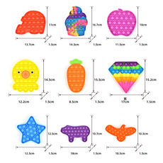 Наклейки для подписей 10-100pcs random fidget