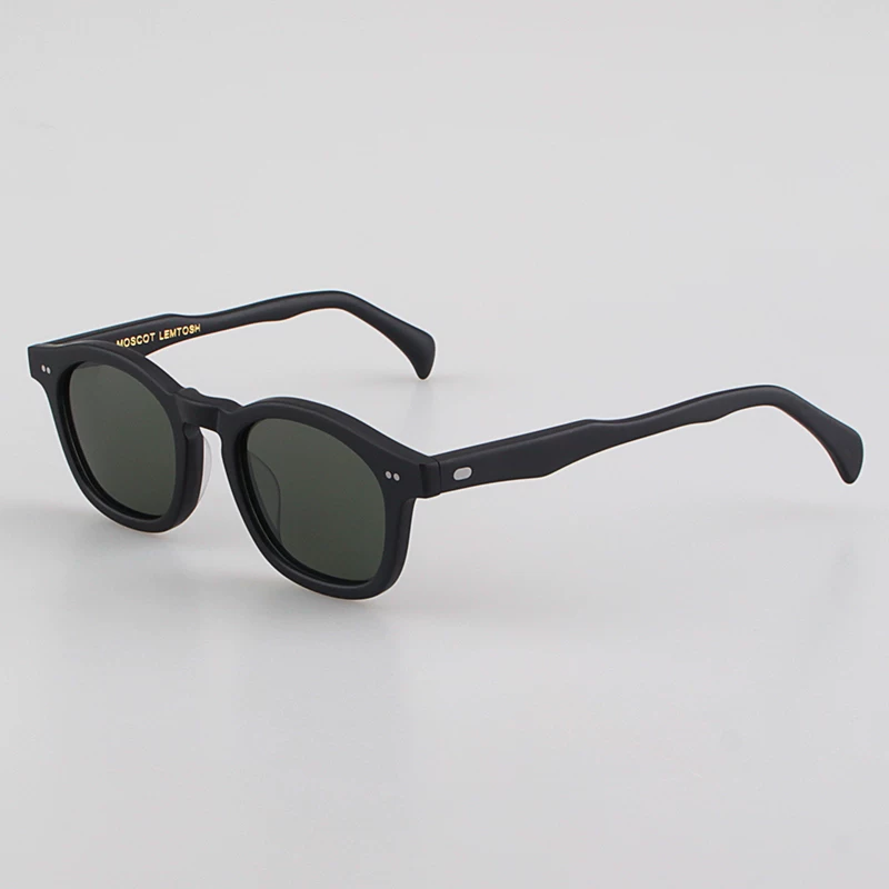 MOSCOT LEMTOSH матовые очки, чёрные ретро-очки