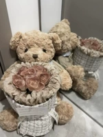 Кукла для друга, с медвежатами, букет, подарок на день рождения