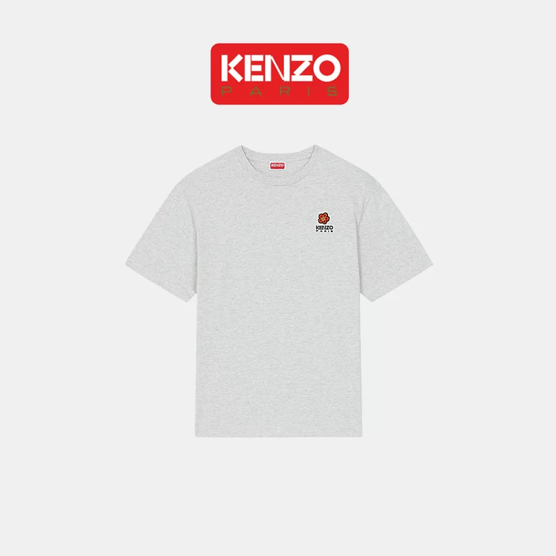 KENZO Kenzo, классическая футболка для мужчин и женщин с круглым вырезом, цветочная, оверсайз, для любимых