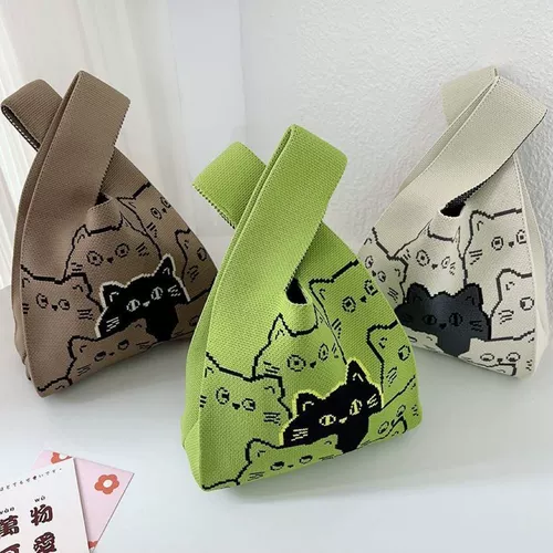 Трикотажная брендовая универсальная сумка через плечо для отдыха, популярно в интернете, японские и корейские, в корейском стиле