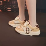 MLB, белая обувь подходит для мужчин и женщин, высокие кроссовки для влюбленных на платформе, коллекция 2022
