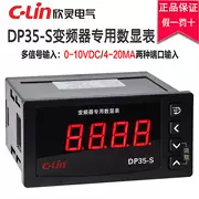 Máy đo tốc độ biến tần Xinling DP35-S Máy đo tần số đặc biệt đầu vào 0-10VDC hoặc 4-20MA