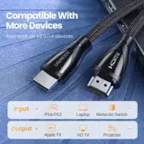 HDMI 2.1 Кабель 8K при 60 Гц 4K@120 Гц Ультра высокая скорость 48 Гбит / с CO