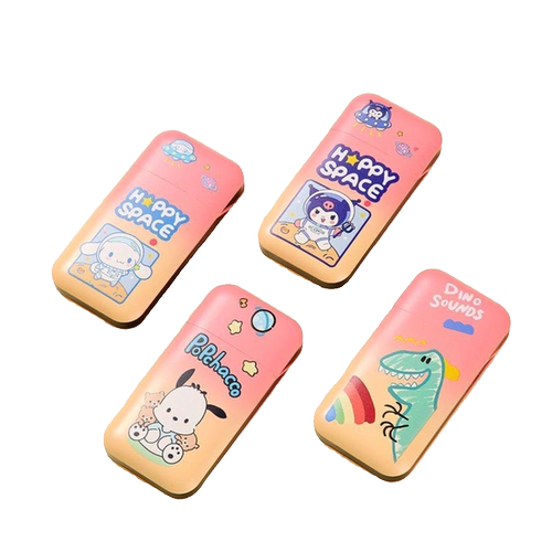 Милый мультяшный портсигар, зажигалка, универсальный портативный комплект с зарядкой для друга