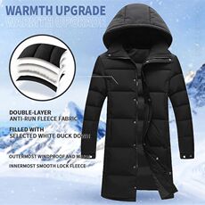 Пуховик мужской long down jacket men