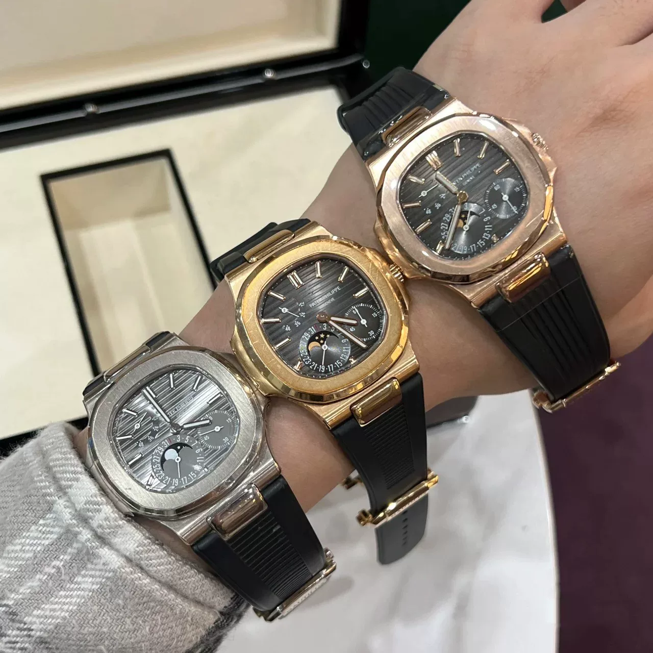 3K Nautilus 5712 часы 7118 гранаты 5990 Мужчины 5711 Женские Звездное небо 6104 автоматические часы
