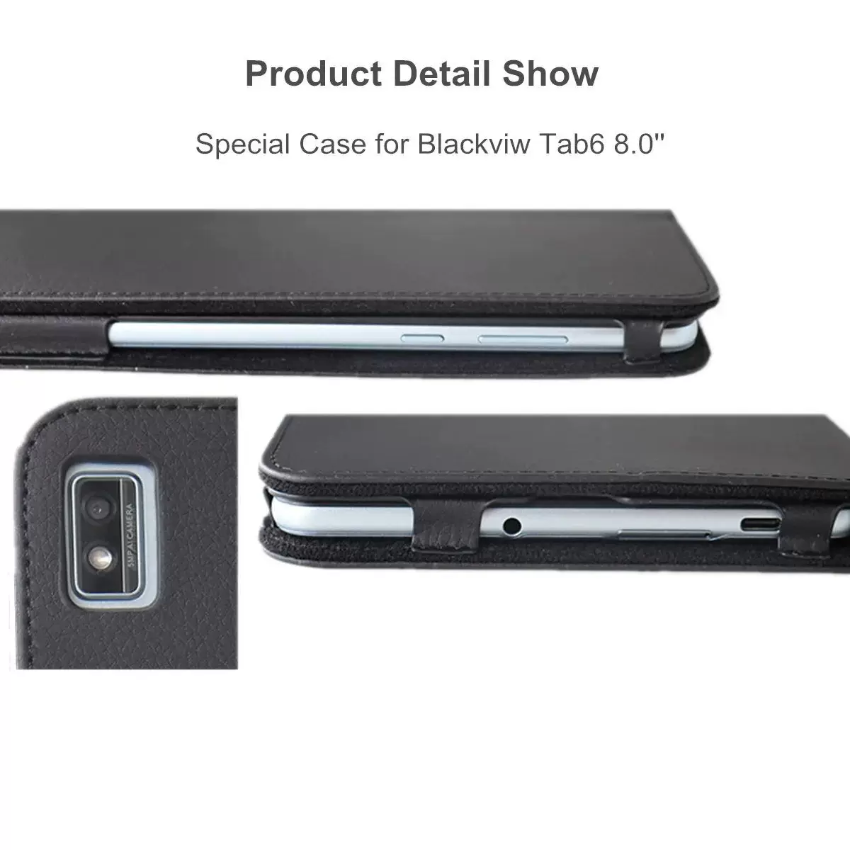 Flip Case for BlackView Tab 6 Case 8 Inch Tablet Silicon