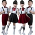 Ngày của trẻ em trai và cô gái quần điệp khúc trẻ em ngày ăn mặc đồng phục học sinh tiểu học và trung học mẫu giáo đọc sách trang phục Váy trẻ em