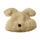 Insstyle Cartoon Dog Nose Hape Hape Cheate Beanie Cap Outdoor