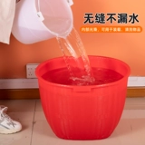 Пластиковая корзина большая имитация бамбука для мытья корзина Пластиковая толстая цветочная горшка.