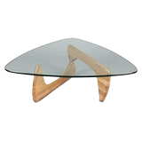 Северный твердый древесный стальный стальный кофейный столик круглый кофейник дизайнер дизайнер nonaguchi kouyong creative малый стол сборка простая