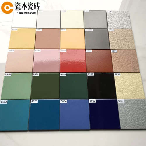 10*10 см/100*100 мм красочная плоскость плитки грубая поверхность, внутри и снаружи настенной плитки Красный черный зеленый розовый