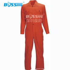 Огнезащитная одежда 热销优惠男女石油化工防油工作服防静电连体服防火阻燃服三防劳保