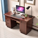 Стол с ящиком с ящиком деревянного простых офисных финансовых руководителей настольный компьютерный стол.