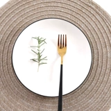 Ручная ручная тканая круглая теплоизоляционная колодка кухонная подушка домашняя подушка подушка