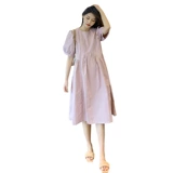 Юбка для беременных, длинный фонарь, платье с рукавами, популярно в интернете, коллекция 2023, новая коллекция, свободный крой, средней длины