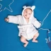 Trăm ngày Trang phục Nhiếp ảnh Trẻ em 2019 Triển lãm Studio mới Chủ đề Hàn Quốc Ảnh sáng tạo Quần áo Trẻ em Mặc - Khác áo dài tết cho bé trai Khác