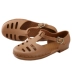 Giày Namba 7080 hoài cổ cổ điển đầy đủ dép cao su retro Phong cách Anh giải phóng giày cán bộ quân đội dép cổ điển dép sandal Sandal