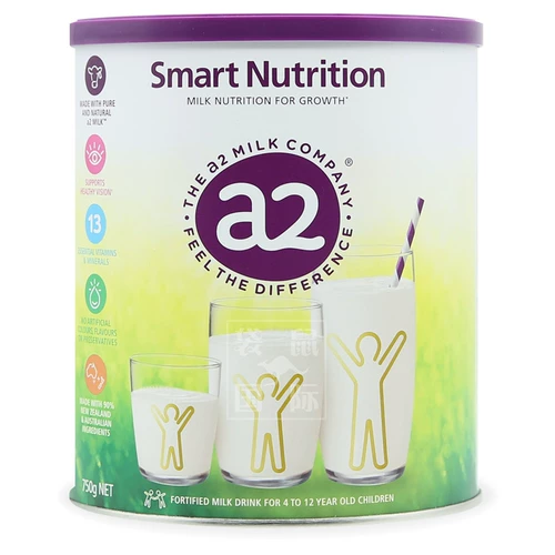A2 Детский рост молока порошок 750 г питания 4-12 лет. Дополнительная добавка.
