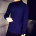 Mùa đông mặc dày cao cổ áo len nam Hàn Quốc phiên bản của tự trồng áo len áo len đáy áo sơ mi áo len dòng quần áo thủy triều nam quần áo cardigan nam Áo len