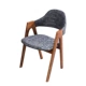 Ghế ăn gỗ nguyên khối Bắc Âu ghế đơn sang trọng nhẹ nhàng Ghế hình chữ A ghế sách ghế sau ghế nhà ghế học tập ghế gỗ bàn ăn