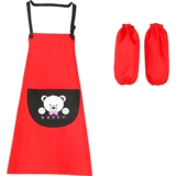 Модный милый фартук, нарукавники, нагрудник, комбинезон для влюбленных, в корейском стиле, делается под заказ, с печатью вашего логотипа