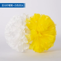 Лимонный желтый+белый 4 дюйма