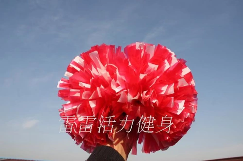 ВСЕ -звездный двойной цветок средняя ручка чирлидера цветочный цвет цвет цвет мяч Ball Ball La La La La La La La La La Laisada