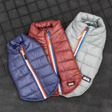 Щенка для щенка плюшка Померанский четвероногий вниз по хлопковой одежде Биби Панда Средняя и большая собака сгущенной теплой осень и зимняя одежда