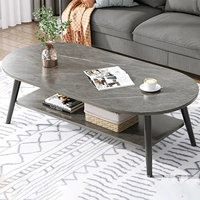 Nordic Simple Home Room Double -Layer Single Storage Coffee Fashion Creative Teable Teable Table Table Table DJ595
