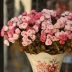 Màu sắc đẹp như tranh sơn dầu! Hoa hồng nhân tạo, bó hoa nhân tạo, trang trí phòng khách trang trí, chậu cây, hoa giả - Trang trí nội thất