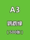 A3 Parrot Green-500 Полная сумка