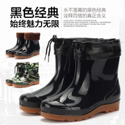 Giày mùa đông cho nam ống đi mưa giày nam giày đi mưa chống trượt không thấm nước ngắn ống mưa giày nhựa giày cao su