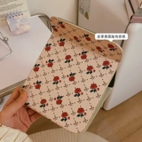 Ретро складной портативный большой настольный туалетный столик для школьников, зеркало