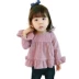 Bé áo sơ mi nữ 1-3 tuổi dài tay áo bé Hàn Quốc phiên bản của Công Chúa 0 cô gái áo sơ mi 5 mùa xuân và mùa thu 2018 new 2 thời trang 4