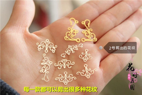 Металлическая кукла в форме цветка, глина, аксессуар для волос, корона