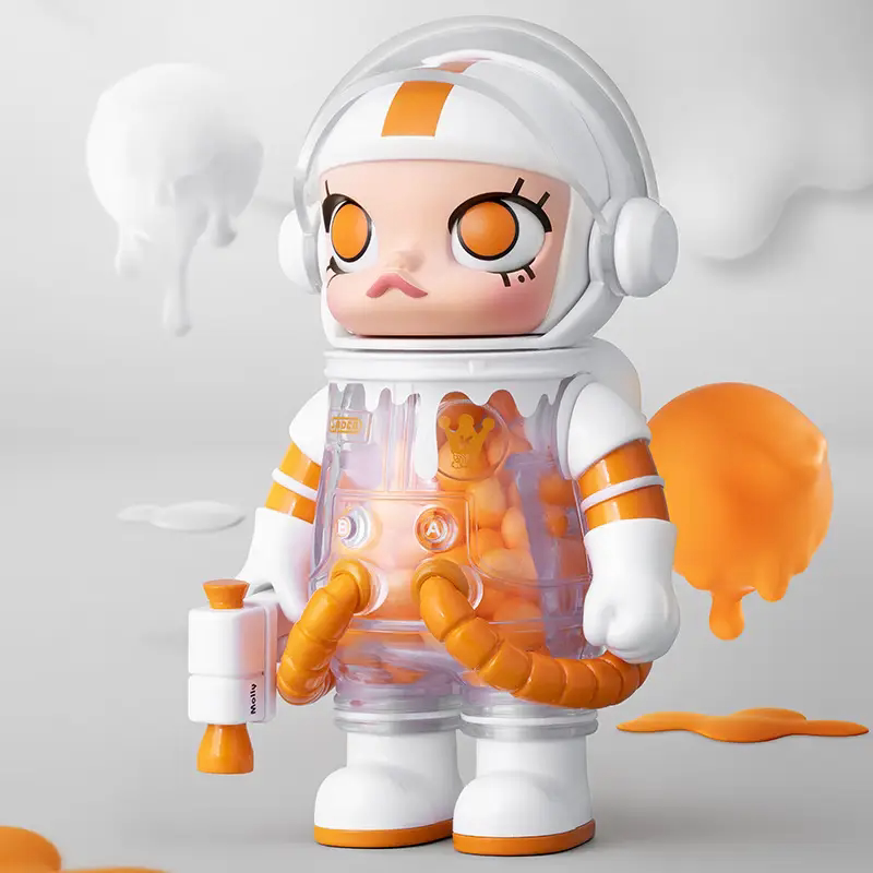 Popmart Bubble Mate MEGA Collection Series Mega Space Molly 100%second -generation blind box player