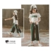 Quần áo trẻ em bé gái quần ống rộng phù hợp với 2019 quần áo trẻ em lớn mới nước ngoài thủy triều trẻ em cotton ngắn tay hai mảnh - Áo thun Áo thun