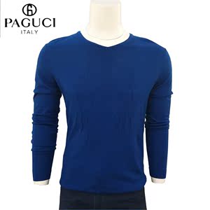Paguz quầy kinh doanh đích thực người đàn ông giản dị của Ý thương hiệu PAGUCI nam thời trang dài tay áo len áo len đẹp