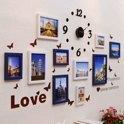 Фотография, настенное крепление для спальни, настенная фоторамка, творческая стена