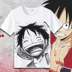 Phim hoạt hình anime quần áo xung quanh teen cướp biển vua t-shirt Lu Fei Aisi nam giới và phụ nữ những người yêu thích quần áo ngắn tay miếng dán Carton / Hoạt hình liên quan