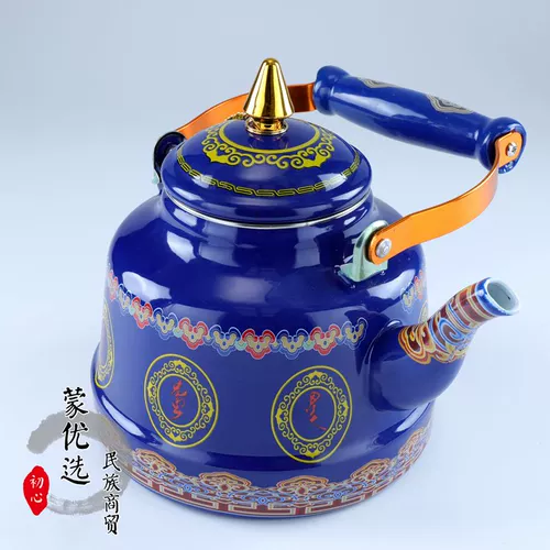 Монгольский чайный чайный монгольский элемент Новый чайный набор монгольский характерный ресторан ресторан восемь сокровищ