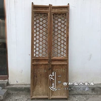Old gỗ thông cũ thông màn hình gỗ thông cũ cửa sổ đồ gỗ vững chắc cửa cũ bảng điều chỉnh sân nhà hàng trang trí tấm bình phong gỗ
