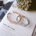 Châu âu và Hoa Kỳ đồ trang sức thời trang kim loại đơn giản hình học đa cấp tính khí hoang dã mở bracelet bracelet nữ phụ kiện Vòng đeo tay Cuff