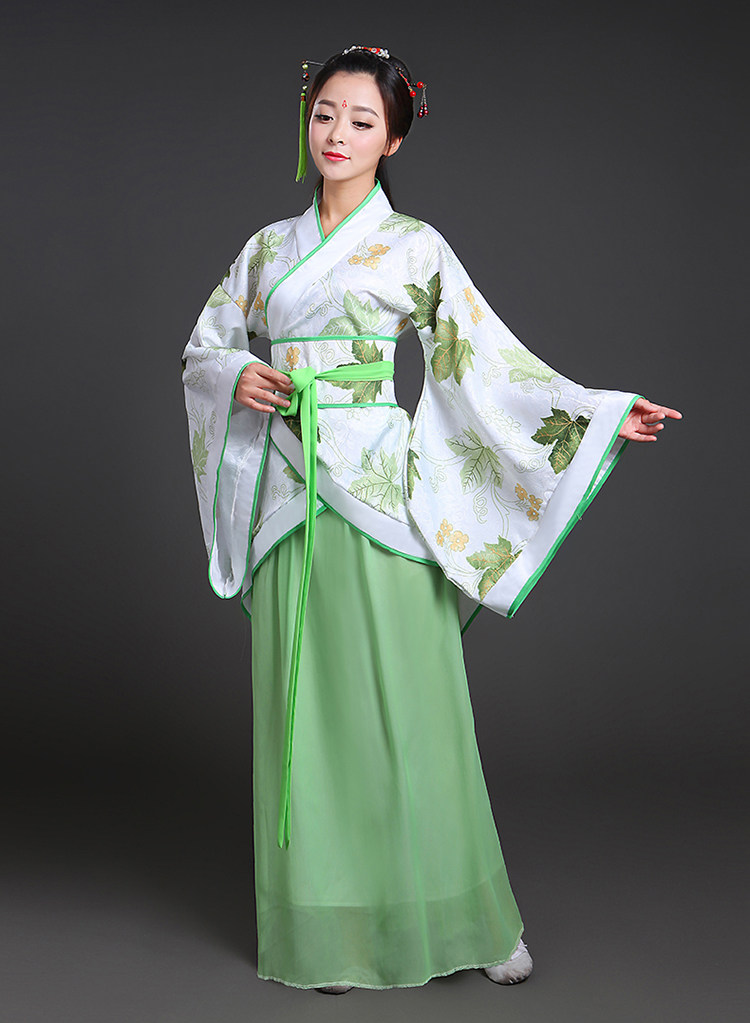 汉服女装曲裾宫廷古装服装原创汉唐古装仙女装改良民族风演出服